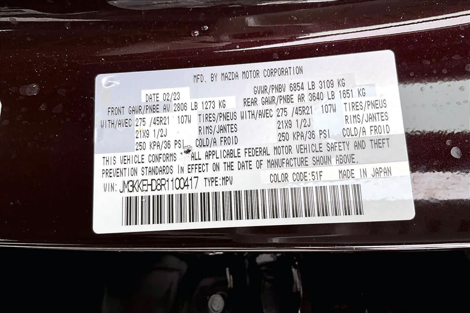 Used 2024 MAZDA CX-90 3.3 Turbo w/ Premium Plus Pkg AWD/4WD image 37