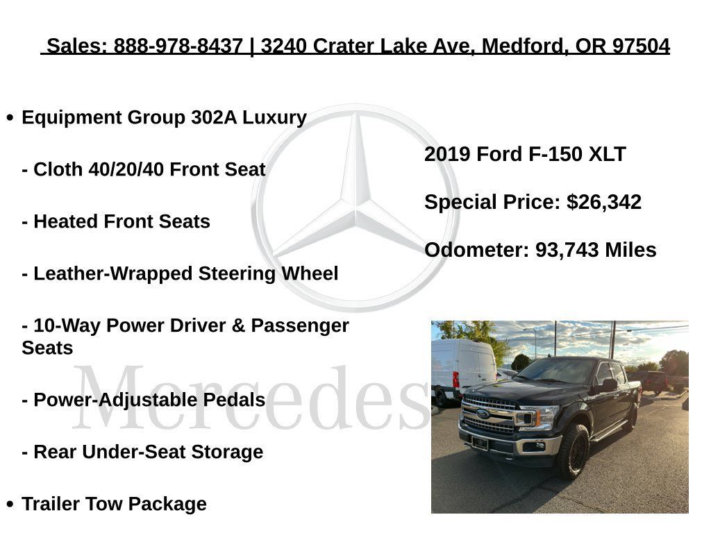 Used 2019 Ford F150 XLT w/ Equipment Group 302A Luxury AWD/4WD image 12