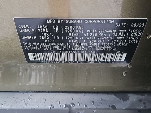 Certified 2024 Subaru Outback Limited AWD/4WD image 7