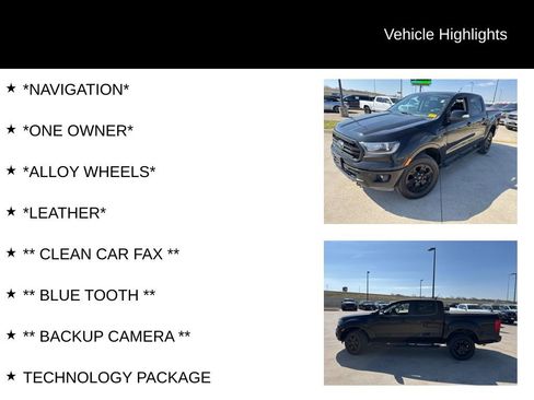 Used 2019 Ford Ranger Lariat w/ Black Appearance Package image 4