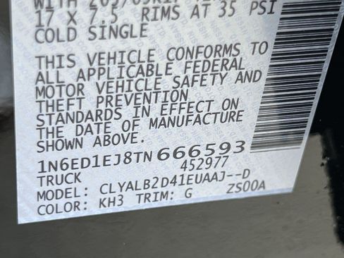 New 2026 Nissan Frontier SV w/ All-Weather Content Package RWD image 17