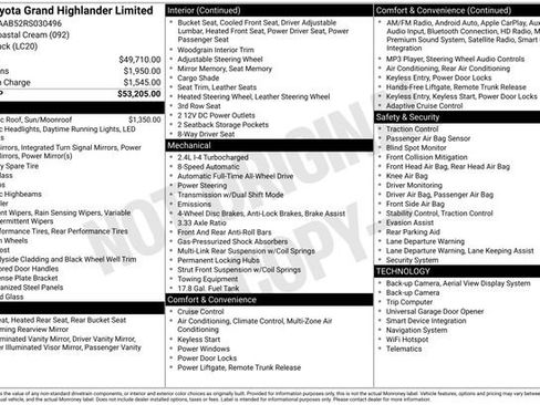 Used 2024 Toyota Grand Highlander Limited image 7