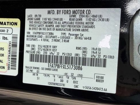 Used 2020 Ford Mustang GT Premium w/ GT Performance Package image 31