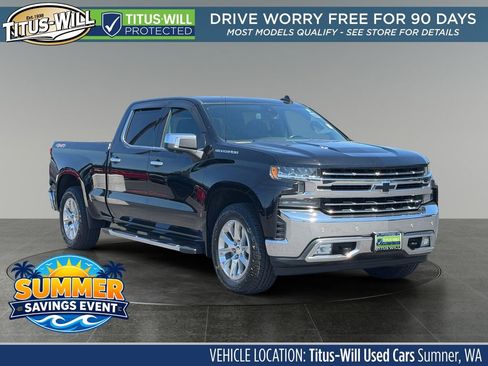 Used 2019 Chevrolet Silverado 1500 LTZ w/ LTZ Premium Package AWD/4WD image 1
