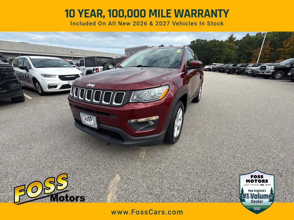 Certified 2021 Jeep Compass Latitude w/ Sun and Sound Group AWD/4WD image 1