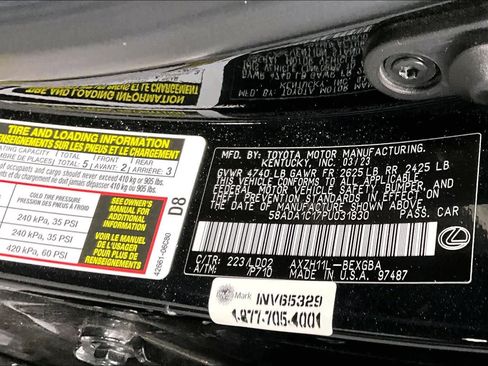 Used 2023 Lexus ES 300h w/ Premium Package FWD image 35