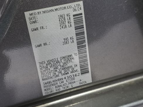 Used 2024 Nissan Altima 2.5 SV FWD image 25