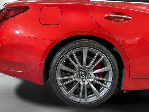 Used 2019 INFINITI Q50 Red Sport 400 w/ Sensory Package RWD image 35