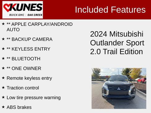 Used 2024 Mitsubishi Outlander Sport AWD image 2