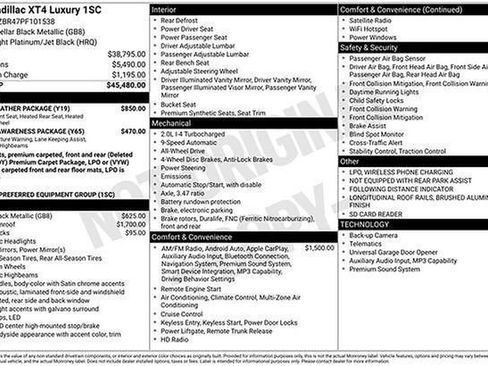 Used 2023 Cadillac XT4 Luxury w/ Cold Weather Package image 37
