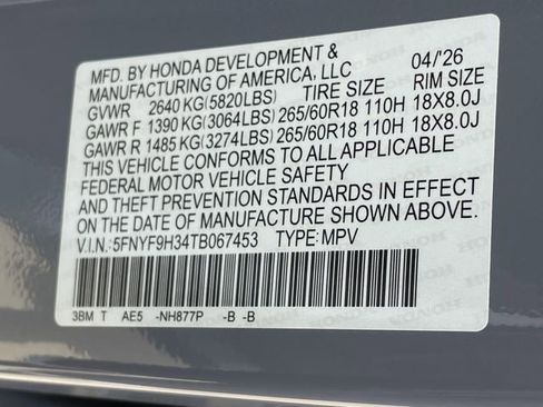 New 2026 Honda Passport RTL image 25