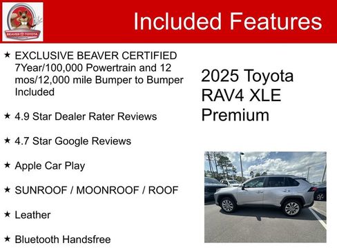 Used 2025 Toyota RAV4 XLE Premium AWD/4WD image 5