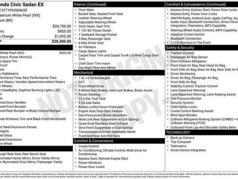 Used 2023 Honda Civic EX image 6