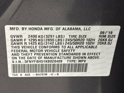 Used 2019 Honda Passport EX-L image 20