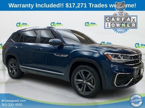 Used 2021 Volkswagen Atlas SE w/ Panoramic Sunroof Package image 3