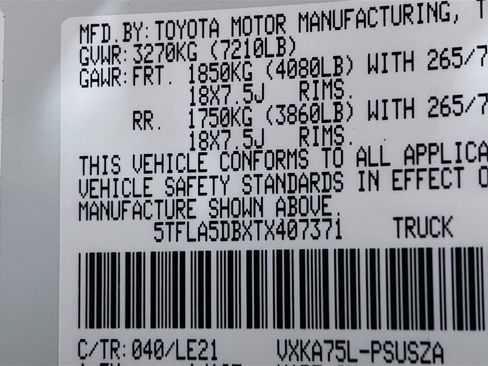 New 2026 Toyota Tundra SR5 w/ SR5 Premium Package AWD/4WD image 24