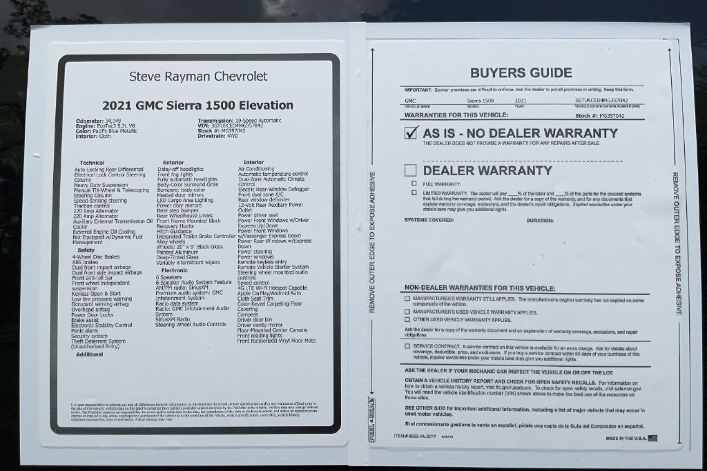 Used 2021 GMC Sierra 1500 Elevation AWD/4WD image 26