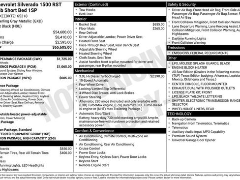 New 2026 Chevrolet Silverado 1500 RST w/ Dark Appearance Package image 43