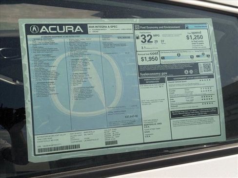 New 2026 Acura Integra A-Spec FWD image 18