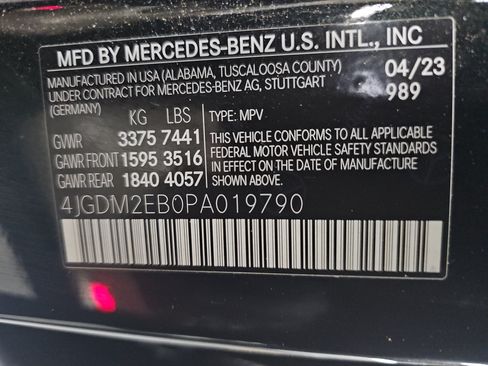 Certified 2023 Mercedes-Benz EQS 450+ 4MATIC SUV image 38