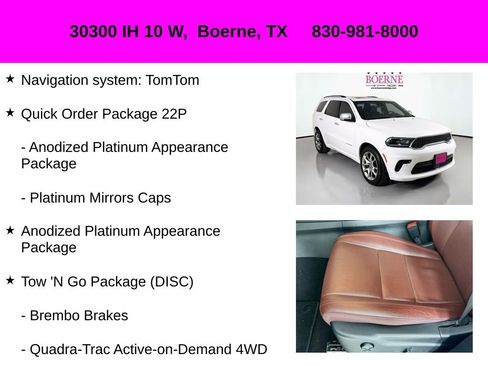 Used 2024 Dodge Durango Citadel w/ Tow 'N Go Package image 10