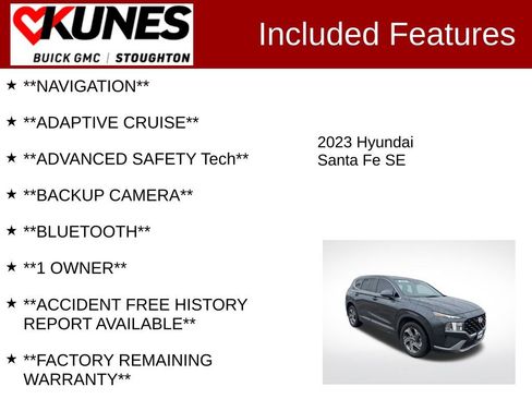 Used 2023 Hyundai Santa Fe SE image 2