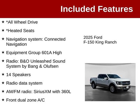 Used 2025 Ford F150 King Ranch AWD/4WD image 3