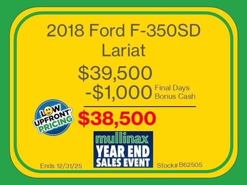 Used 2018 Ford F350 Lariat w/ Lariat Ultimate Package image 3