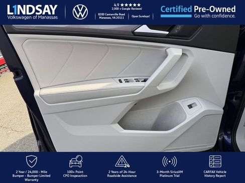 Certified 2022 Volkswagen Tiguan SE w/ Panoramic Sunroof Package image 9
