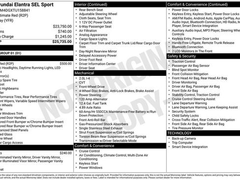 Certified 2026 Hyundai Elantra Sport FWD image 23
