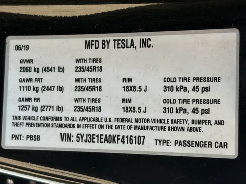 Used 2019 Tesla Model 3 Mid Range RWD image 25