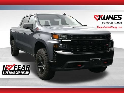 Used 2021 Chevrolet Silverado 1500 Custom Trail Boss w/ LPO, Dark Essentials Package AWD/4WD image 1