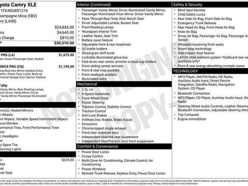 Used 2013 Toyota Camry XLE w/ Leather Pkg FWD image 11