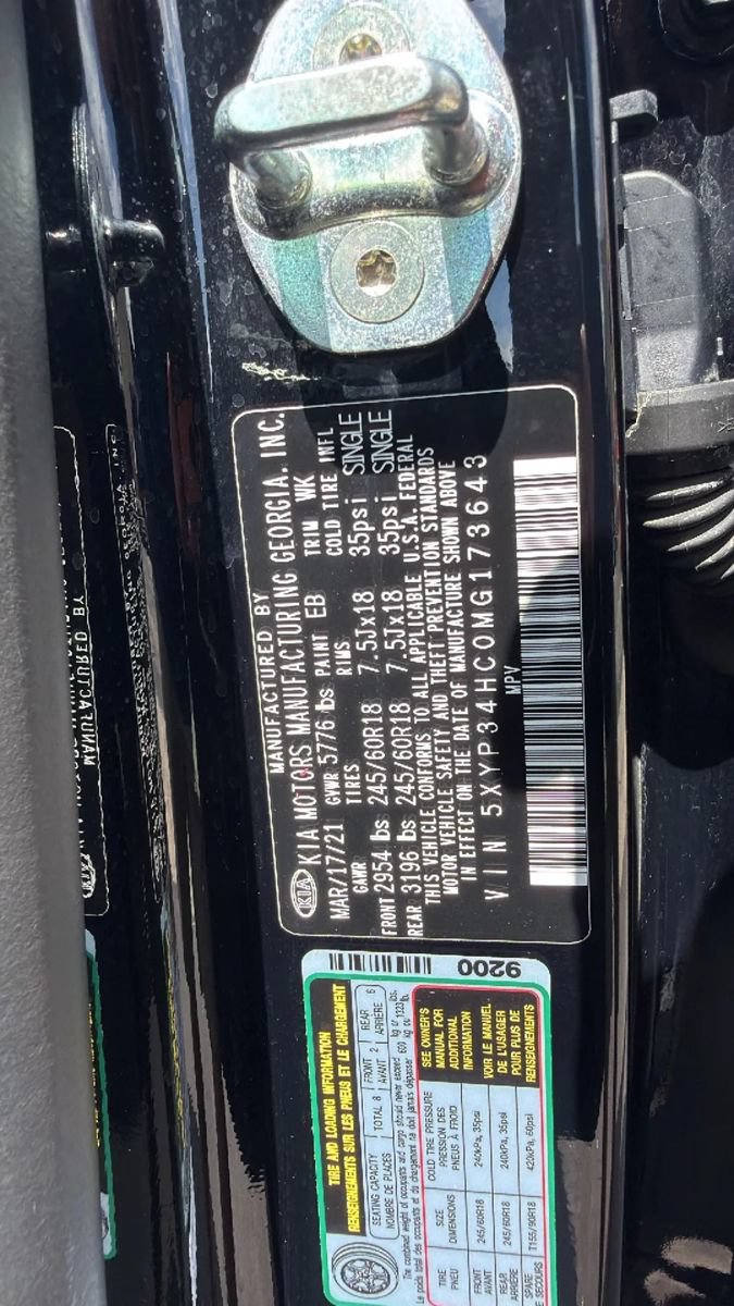Used 2021 Kia Telluride EX FWD image 37