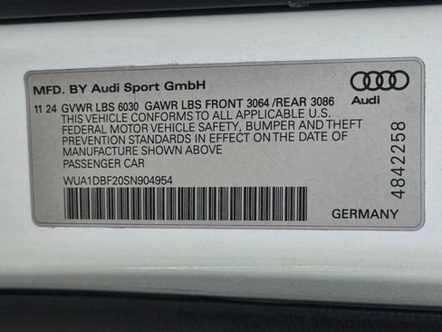 Used 2025 Audi RS 6 performance AWD/4WD image 45
