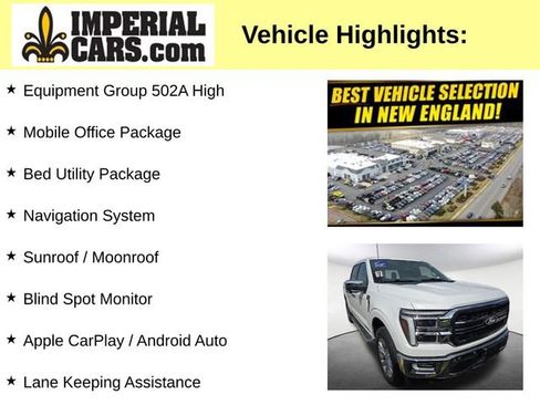 Used 2024 Ford F150 Lariat w/ Equipment Group 502A High AWD/4WD image 3