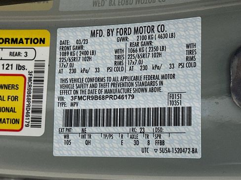 Used 2023 Ford Bronco Sport Big Bend w/ Convenience Package AWD/4WD image 12