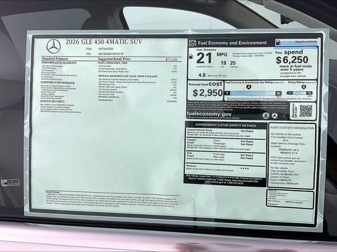 New 2026 Mercedes-Benz GLE 450 4MATIC image 14
