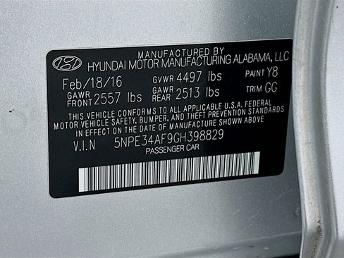 Used 2016 Hyundai Sonata Sport w/ Option Group 1V image 32