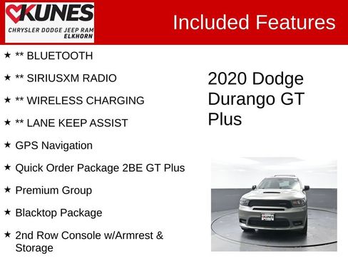 Used 2020 Dodge Durango GT AWD/4WD image 4