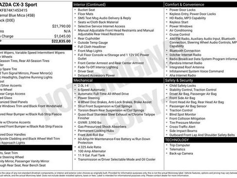 Used 2019 MAZDA CX-3 Sport image 30