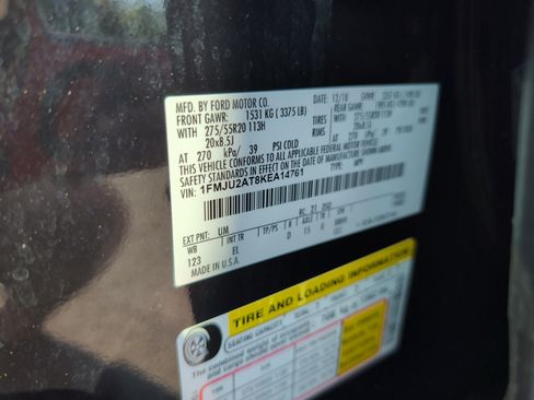 Used 2019 Ford Expedition Limited w/ Equipment Group 301A AWD/4WD image 32