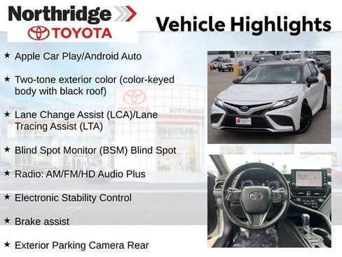Used 2022 Toyota Camry XSE image 2
