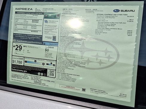 New 2026 Subaru Impreza 2.0i Sport image 18