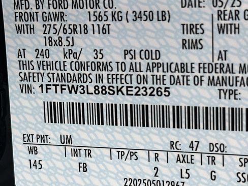 Used 2025 Ford F150 XLT w/ Equipment Group 301A Standard image 31