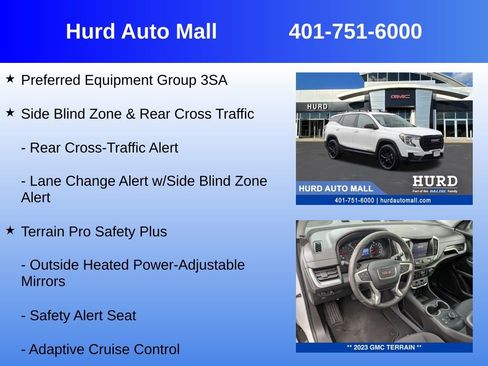 Certified 2023 GMC Terrain SLE w/ Driver Convenience Package image 6