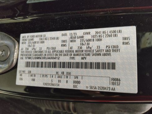 Used 2024 Ford Escape ST-Line w/ Tech Pack #1 AWD/4WD image 33
