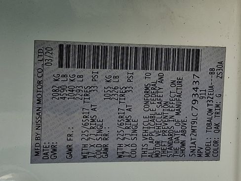 Certified 2020 Nissan Rogue SV image 26