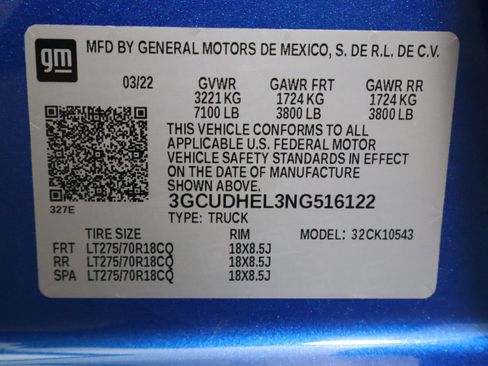 Used 2022 Chevrolet Silverado 1500 ZR2 w/ Technology Package image 36