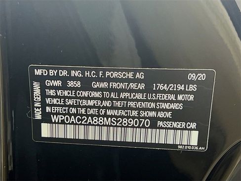 Certified 2021 Porsche 718 Cayman GT4 image 30